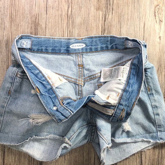 ❌RELISTED❌ Two Pair Girls Denim Shorts Size 10 - Cat & Jack, Old Navy Cut-Offs - Picture 7 of 13